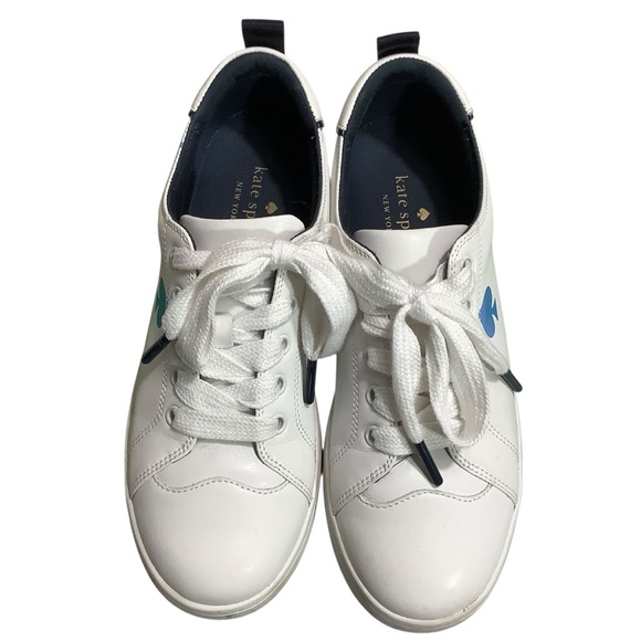 Kate Spade Women’s White Nikki Sneakers KC405 - Picture 2 of 7